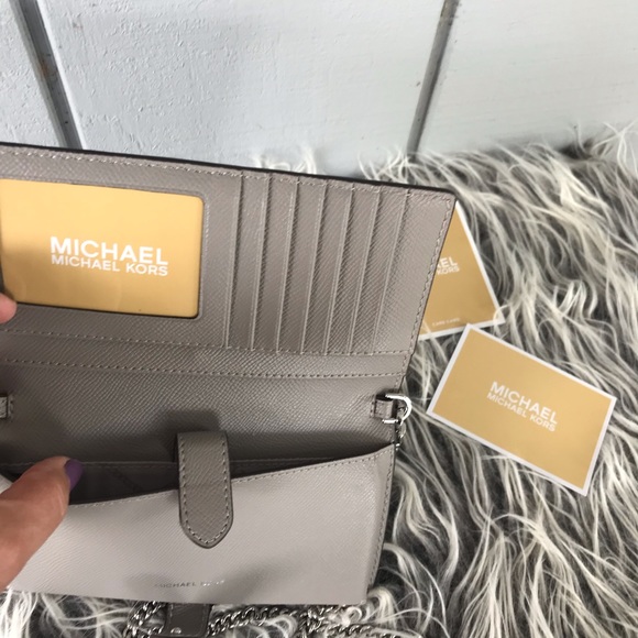 NWT Michael Kors Jet Set Phone Chain Crossbody - Picture 7 of 9